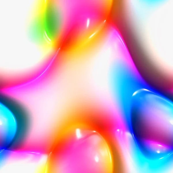 Naadloze 3d abstracte achtergrond met kleurrijke glanzende kunststof tex — Stockfoto