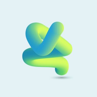 Soyut 3d tasarım arka plan sıvı şeklin vektör