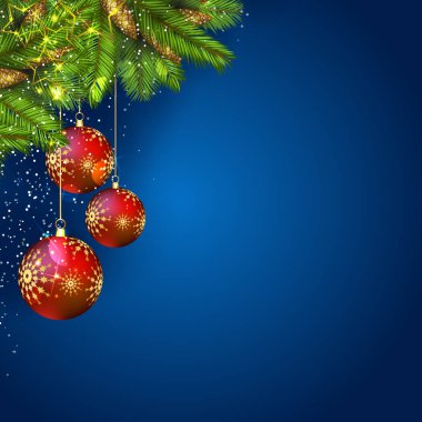 Noel arka plan dekorasyon ile