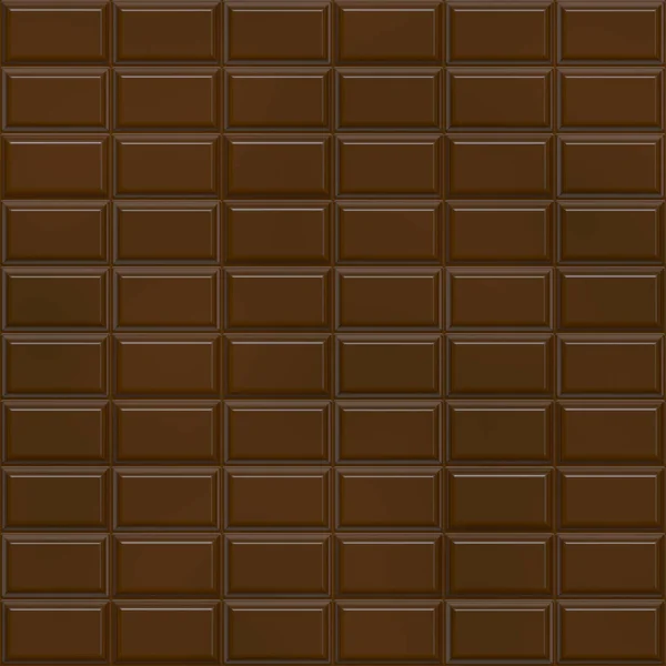 3D milk chocolate bar seamless background — Stock Photo, Image