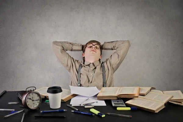 Very tired of working — Stock Photo, Image