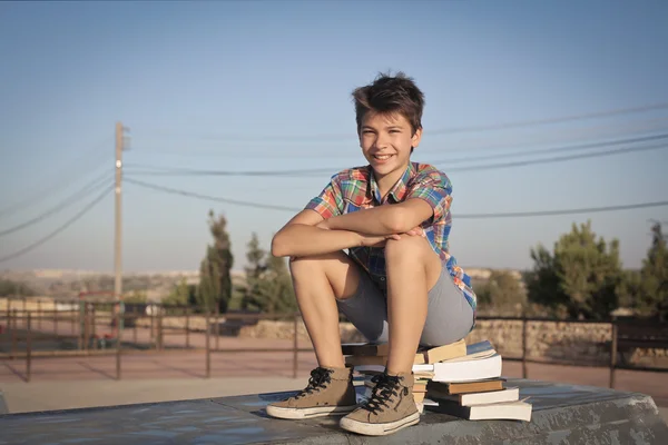 Tipo en los libros — Foto de Stock