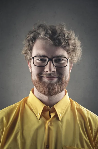 Sonriente hombre en gafas —  Fotos de Stock