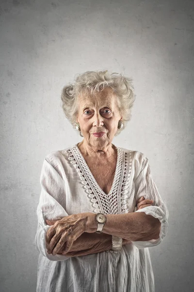 Porträt der Großmutter — Stockfoto