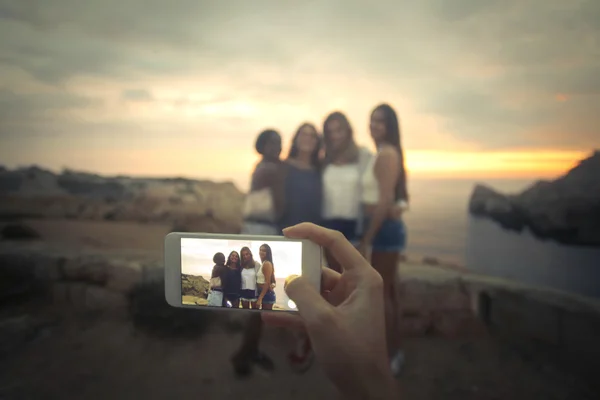 Foto op het strand — Stockfoto