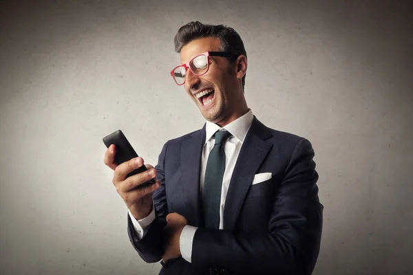 Hombre de negocios en gafas — Foto de Stock