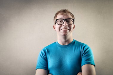 Duygu kendinden emin adam