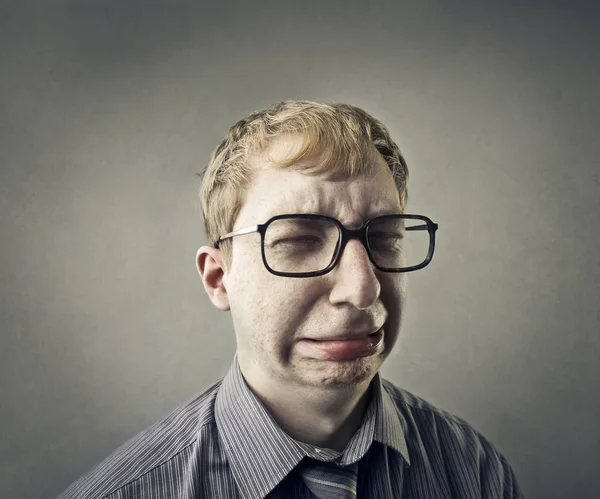 Businessman being sad — Stock Photo, Image