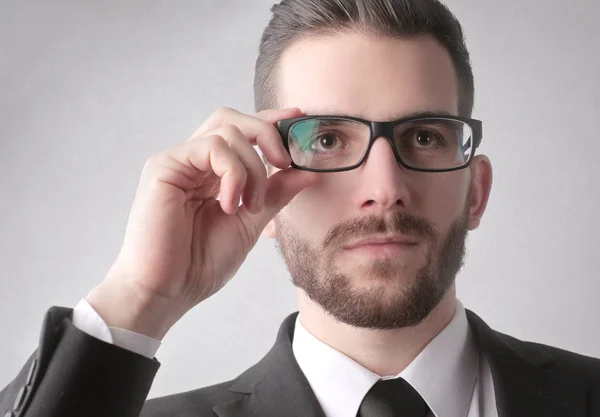 Hombre de negocios en gafas —  Fotos de Stock