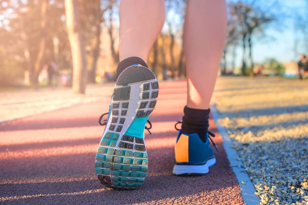 Laufschuhe von hinten — Stockfoto