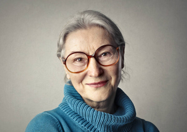 Portrait of older woman 