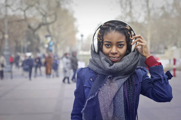 La música nos hace felices — Foto de Stock