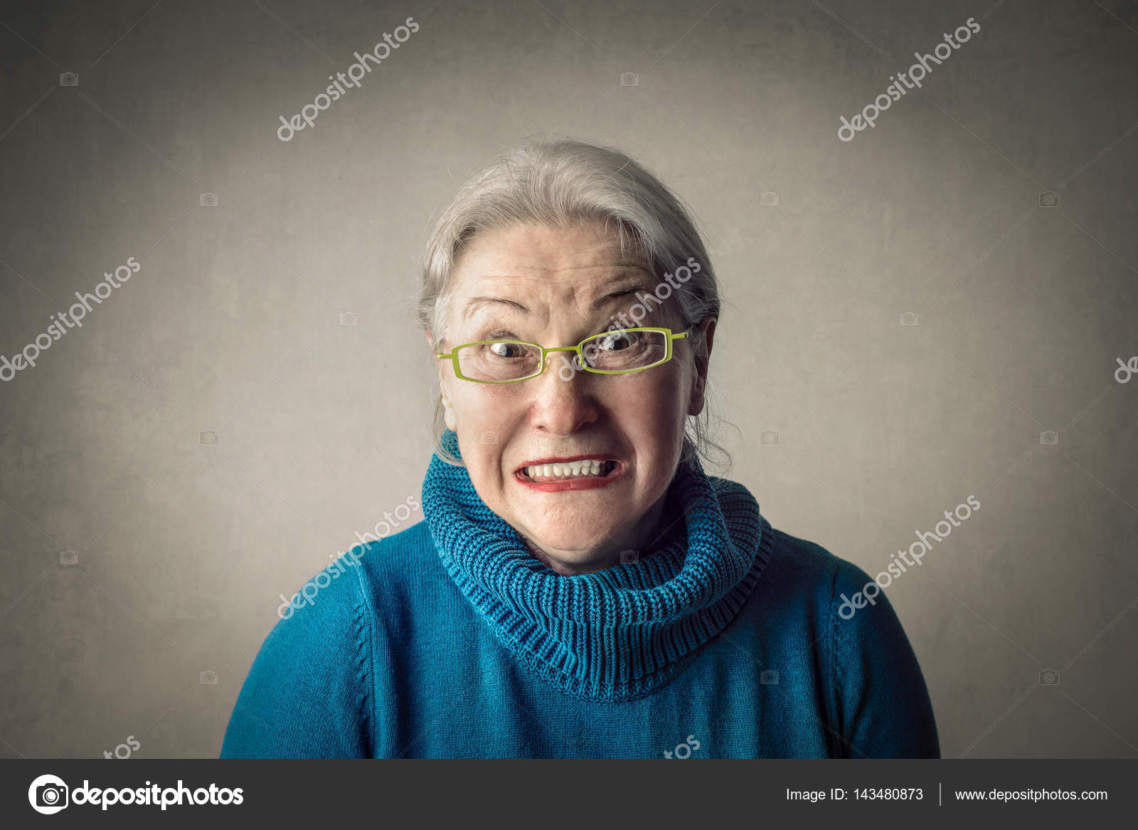 The angry old lady stock photo by olly18 143480873