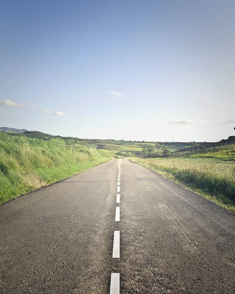 Autobahn auf dem Land — Stockfoto