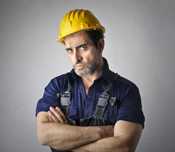 Construction worker man — Stock Photo, Image