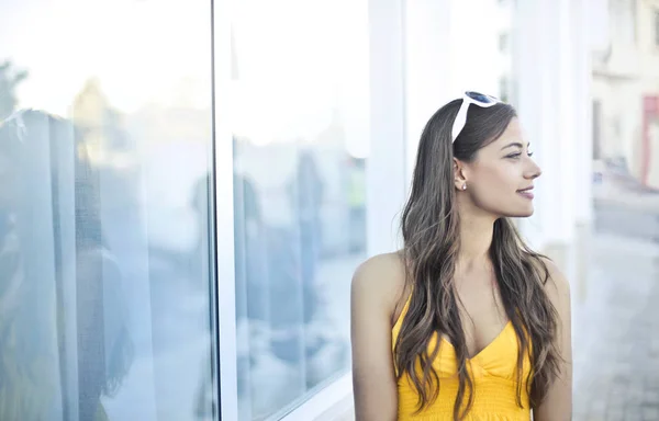 Retrato Una Chica Aire Libre — Foto de Stock