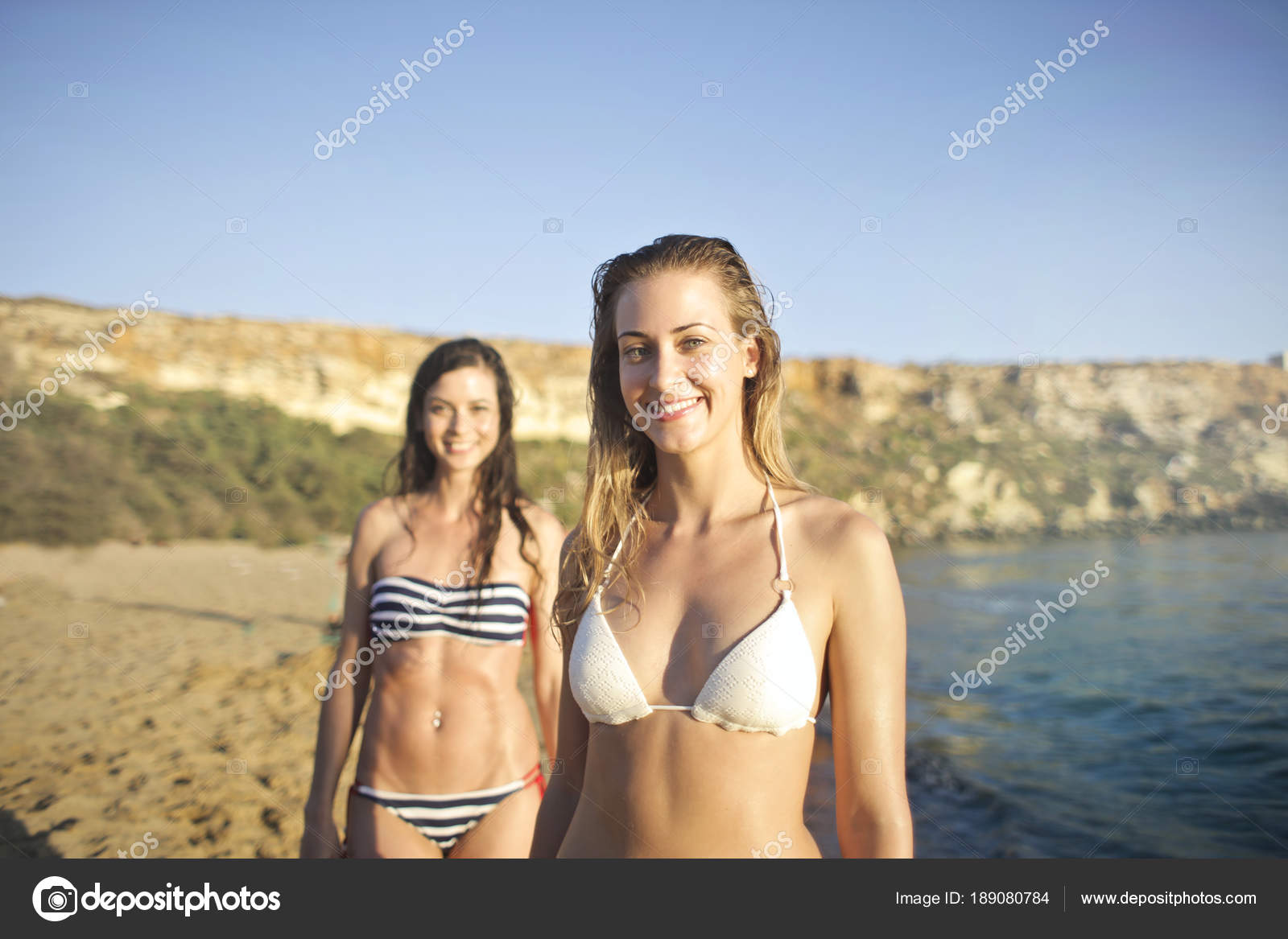 two girls bikini