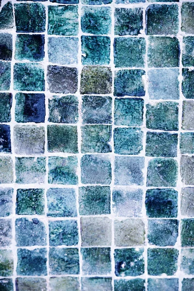 Moroccan tiles in blue, marine colours. Abstract texture backgro — Stock Photo, Image