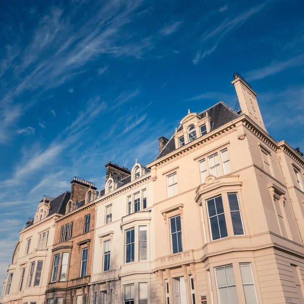 Townhouses georgianos britânicos — Fotografia de Stock