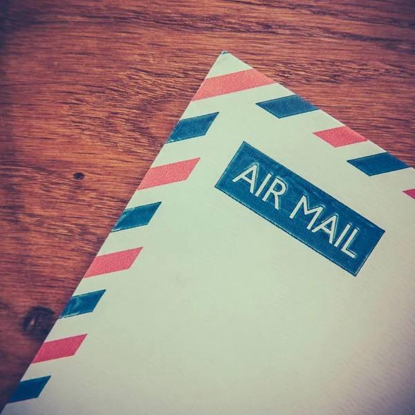 Envelope de correio aéreo retro — Fotografia de Stock