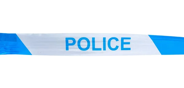 Isolated Police Tape — Stock Photo, Image