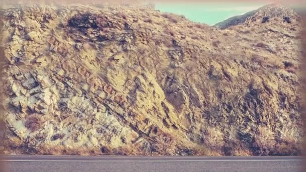Çöl Wilderness Ölüm Vadisinde Bir Işaret — Stok video
