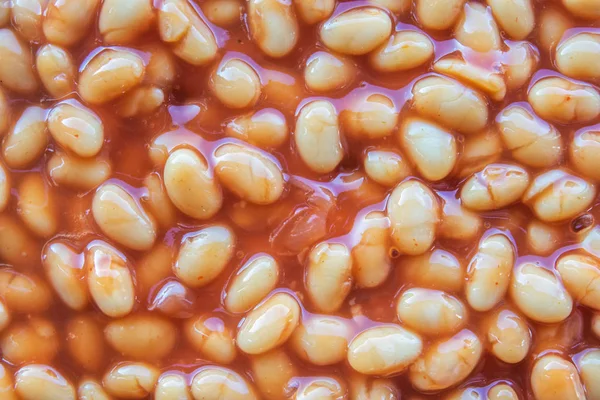 Background Of Baked Beans — Stock Photo, Image