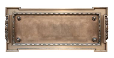 Vintage Gold Plaque