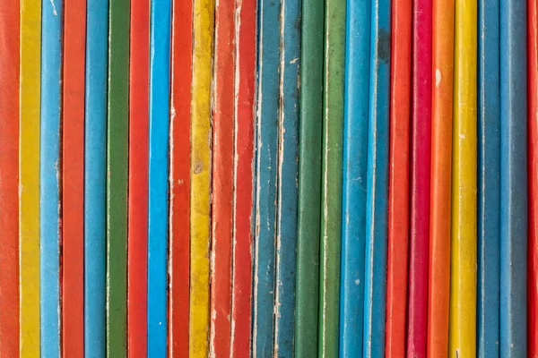 Abstract Background Colourful Old Vintage Children Books Shelf — Stock Photo, Image