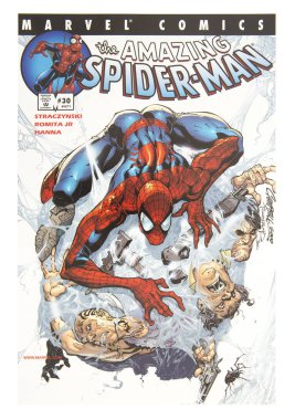 Marvel örümcek adam çizgi roman 