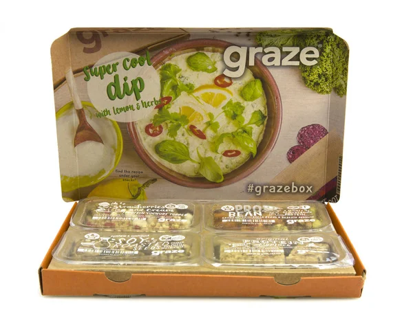 Caja de bocadillos Graze — Foto de Stock