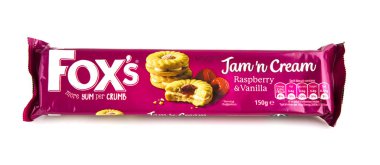Foxs reçel n krem Ahududu ve vanilyalı bisküvi
