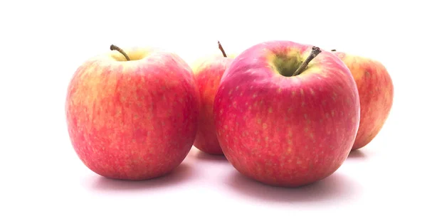 Appels op een witte achtergrond — Stockfoto