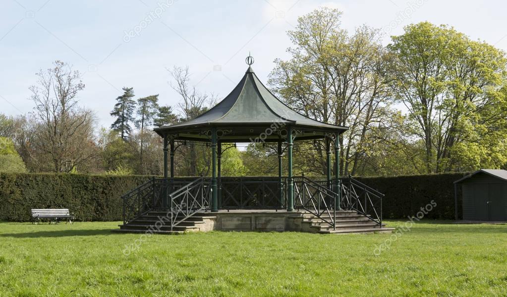 Band Stand in the Abby Grounds in Cirencester Gloucestershire, UK