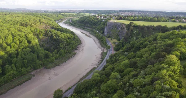 A Avon Gorge, na maré baixa — Fotografia de Stock