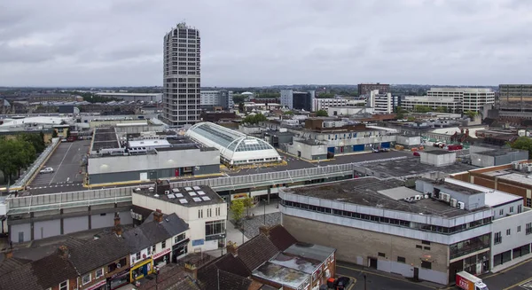 Panoramę centrum miasta Swindon — Zdjęcie stockowe