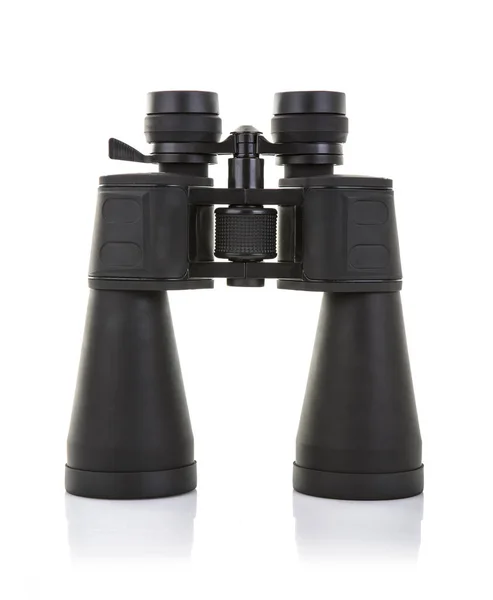 Pair of Black Binoculars on a white background — Stock Photo, Image
