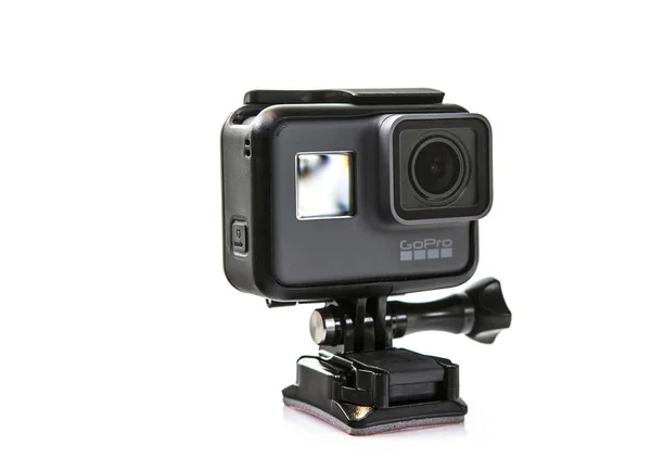 GoPro Hero 5 Black  Action Camera on a White Background — Stock Photo, Image