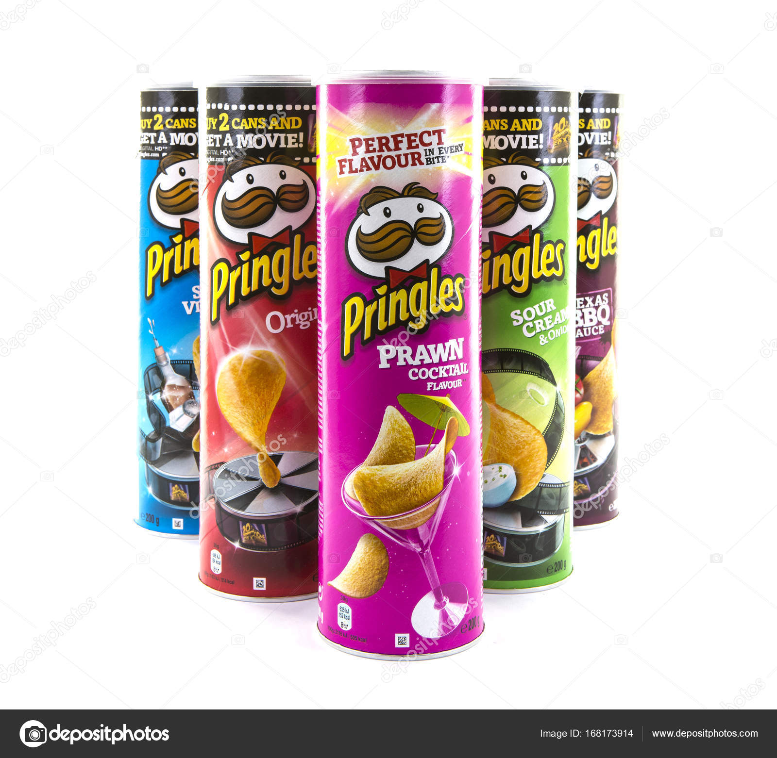 Five Tubes of Pringles on a white background – Stock Editorial Photo ©  urbanbuzz #168173914