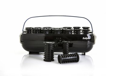 BaByliss Electric hair rollers on a white background clipart