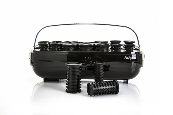BaByliss Electric hair rollers on a white background — Stock Photo, Image