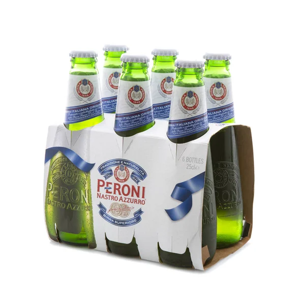 Láhev piva Peroni — Stock fotografie