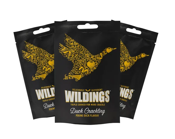 Swindon October 2019 Wilding Peking Duck Flavour Crackling White Background — 图库照片