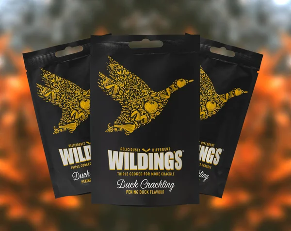 Swindon Regno Unito Ottobre 2019 Wilding Peking Duck Flavour Crackling — Foto Stock