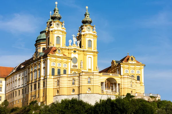 Benedictijnenklooster in Melk, Neder-Oostenrijk — Stockfoto