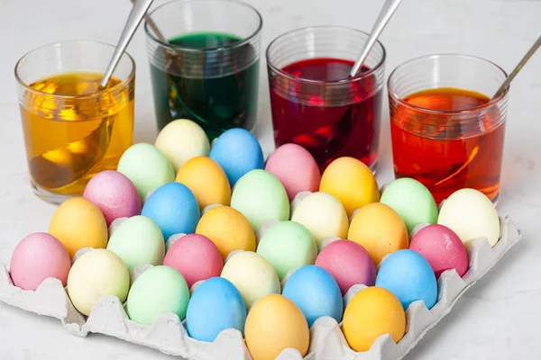 Still life of Easter eggs — Stock Photo, Image