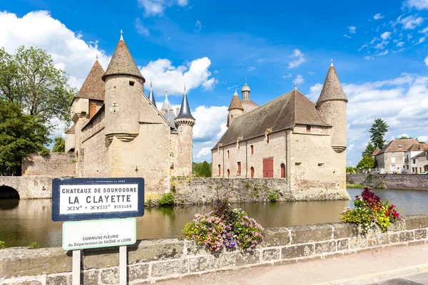 Chateau de la Clayette, Borgonha — Fotografia de Stock