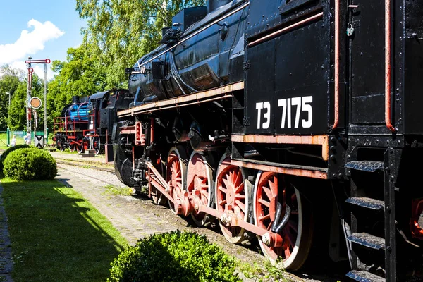 Železniční muzeum, Koscierzyna, Pomořansko — Stock fotografie