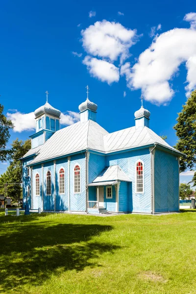 Iglesia Ortodoxa Dubicze Cerkiewne Voivodato Podlaskie Polonia — Foto de Stock