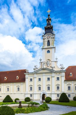 Benedictine Manastırı Altenburg, aşağı Avusturya, a bahçeli